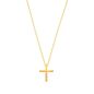 Mobile Preview: Das herrliche, große Kreuz mit schlichter, goldener Halskette von Krinaki Jewelry wartet schon im Perlenmarkt OnlineShop auf Dich! Jetzt entdecken!