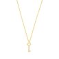 Preview: Die herrliche Halskette von Krinaki Jewelry mit goldenem Schlüssel als Anhänger wartet schon im Perlenmarkt OnlineShop auf Dich! Jetzt entdecken!