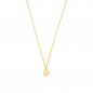 Preview: Die zauberhafte Halskette von Krinaki Jewelry mit schlichtem, verspieltem kleinen Gold-Plättchen als Anhänger wartet schon im Perlenmarkt OnlineShop auf Dich! Jetzt entdecken!