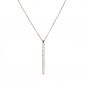 Preview: Edle Halskette mit elegantem Anhänger aus Sterling Silber, besetzt mit fantastischen Zirkonias. Kurshuni Schmuck wird in Istanbul handgefertigt. Jetzt versandkostenfrei im Perlenmarkt OnlineShop bestellen!