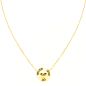 Preview: Genau die richtige für alle, die nie aufgeben: kämpferische kleine Halskette in Gold mit Never Give Up Gravur. alisia Schmuck wird in Italien gefertigt: Jetzt versandkostenfrei im Perlenmarkt OnlineShop bestellen!