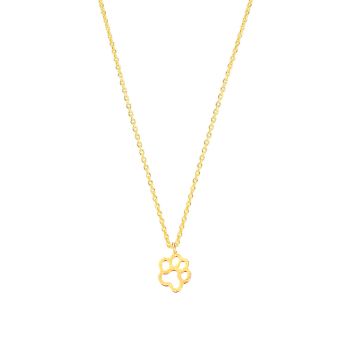 Die liebevolle Halskette mit verspieltem Hundepfoten-Anhänger von Krinaki Jewelry aus 585er Gold wartet schon im Perlenmarkt OnlineShop auf Dich! Jetzt entdecken!