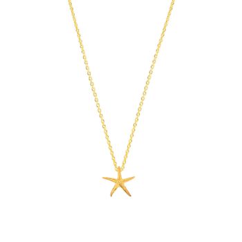 Die wundervolle Halskette von Krinaki Jewelry mit verspieltem Seestern-Anhänger wartet schon im Perlenmarkt OnlineShop auf Dich! Jetzt entdecken!