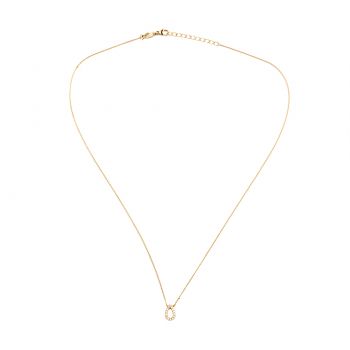 Zauberhafte Kurshuni Halskette mit roségoldener Gliederkette und funkelndem Tropfen-Anhänger: Jetzt versandkostenfrei im Perlenmarkt OnlineShop bestellen!