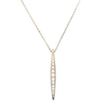 Reizende Halskette mit stilvoll funkelndem Anhänger aus rhodiniertem, zirkonia-besetztem Sterling Silber. Kurshuni Schmuck wird in Istanbul handgefertigt. Jetzt versandkostenfrei im Perlenmarkt OnlineShop bestellen!