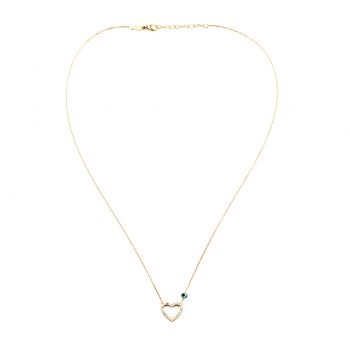 Zauberhafte und elegante Halskette mit funkelndem Herz und feiner, roségoldener Gliederkette: Jetzt versandkostenfrei im Perlenmarkt OnlineShop!