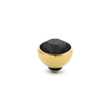 Fantastischer Ringaufsatz mit schwarzem Zirkonia und goldener Fassung, kombinierbar mit allen MelanO Twisted Ringen. Der Aufsatz wird auf den Ring geschraubt und kann ausgetauscht werden. Jetzt versandkostenfrei im Perlenmarkt OnlineShop bestellen!