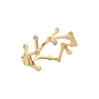 Entzückender MelanO Ring in Gold mit bezauberndem Design und vielen kleinen Zirkonias: Lässt sich bestens mit weiteren Friends, Twisted oder Vivid Ringen zusammen tragen. Jetzt versandkostenfrei im Perlenmarkt OnlineShop bestellen!