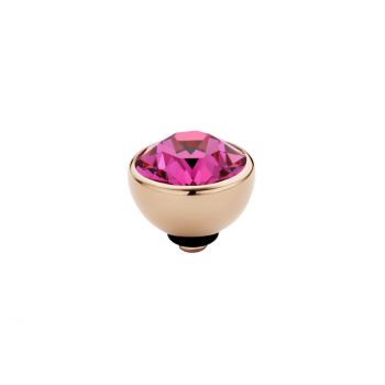 Fabelhafter MelanO Ringaufsatz mit Zirkonia in Fuchsia und roségoldener Fassung, kombinierbar mit allen Twisted Ringen. Der Aufsatz wird auf den Ring geschraubt und kann ausgetauscht werden. Jetzt versandkostenfrei im Perlenmarkt OnlineShop bestellen!