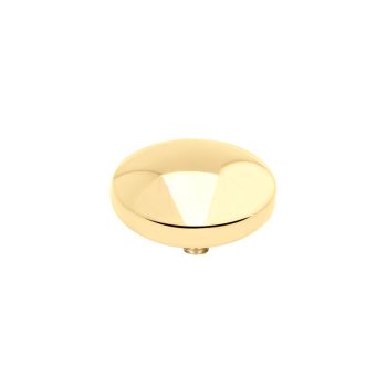 Schlichter MelanO Ringaufsatz in Gold, kombinierbar mit allen Vivid Ringen. Der Aufsatz wird auf den Ring geschraubt und ist austauschbar: Das Vivid Schmuck System jetzt versandkostenfrei im Perlenmarkt OnlineShop bestellen!