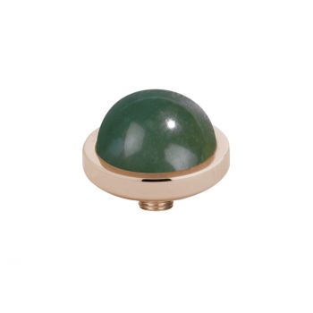 Zauberhafter Ringaufsatz mit Moosachat in roségoldener Fassung, kombinierbar mit allen Vivid Ringen. Der Aufsatz wird auf den Ring geschraubt und ist austauschbar: Das Vivid Schmuck System jetzt versandkostenfrei im Perlenmarkt OnlineShop bestellen!