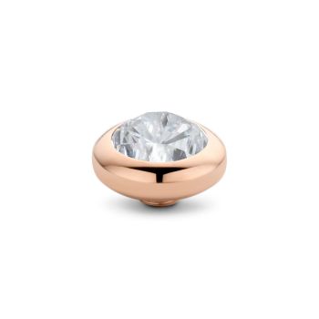 MelanO Vivid Ringaufsatz Roségold Kristall klein