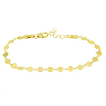 Fabelhaftes Armband mit bezaubernden filigranen Gold-Plättchen. alisia Schmuck wird in Italien gefertigt: Jetzt versandkostenfrei im Perlenmarkt OnlineShop bestellen!