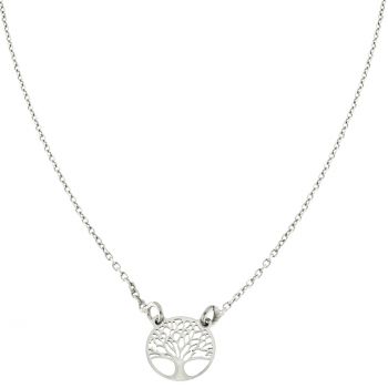 Wunderschöne kleine Halskette mit silbernem Lebensbaum. alisia Schmuck wird in Italien gefertigt: Jetzt versandkostenfrei im Perlenmarkt OnlineShop bestellen!