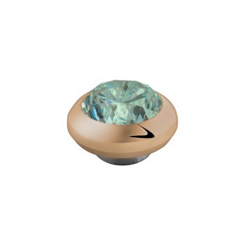 MelanO Magnetic Ringaufsatz Roségold Turquoise