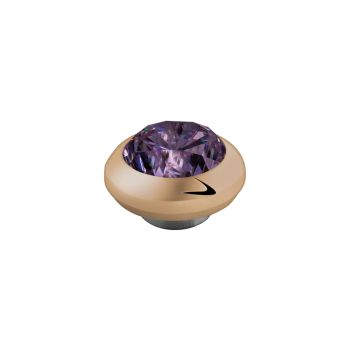 MelanO Magnetic Ringaufsatz Roségold Purple klein