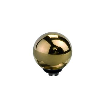 Wunderschöner MelanO Ringaufsatz mit goldener Perle für alle Twisted Ringe. Der Aufsatz wird auf den Ring geschraubt und kann ausgetauscht werden. MelanO Twisted Schmuck jetzt versandkostenfrei im Perlenmarkt OnlineShop bestellen!