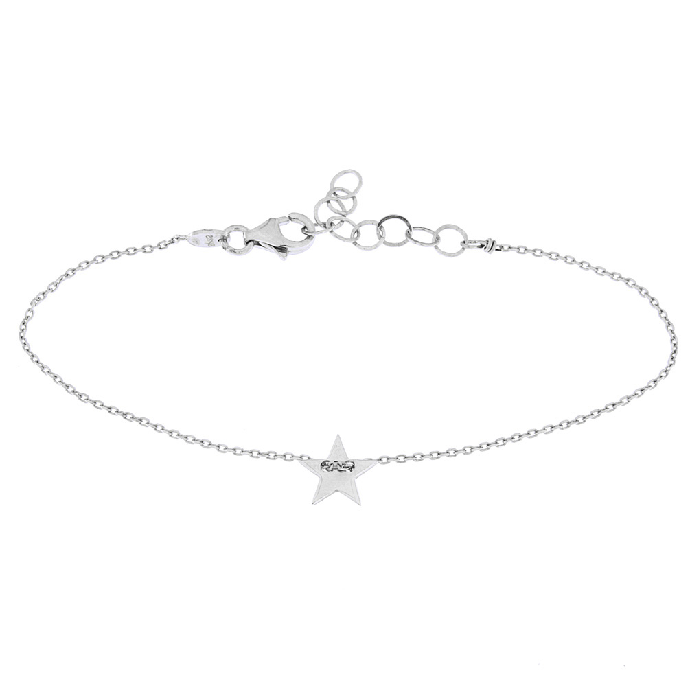 Perlenmarkt OnlineShop - alisia Armband Stern Silber