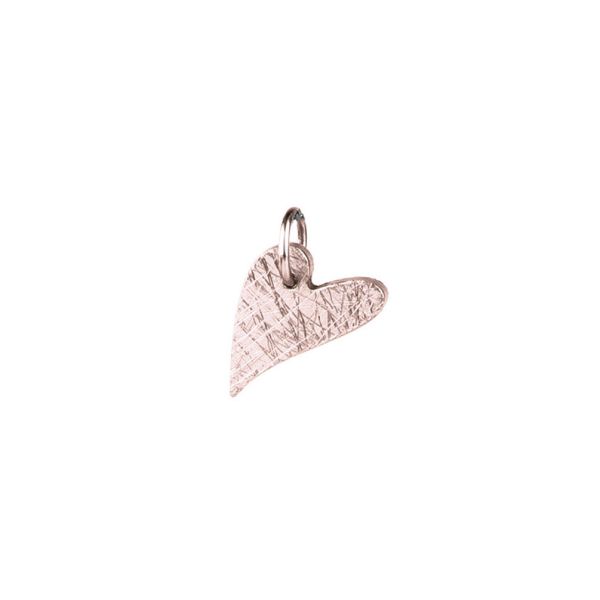 Süßes, kleines Herz aus rotvergoldetem Edelstahl mit gebürstetem Oberflächen-Finish. Ernstes Design Schmuck wird in Deutschland in einer eigenen Manufaktur gefertigt. Jetzt versandkostenfrei im Perlenmarkt OnlineShop bestellen!