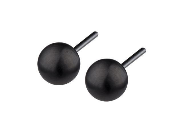 Entzückende Ohrringe mit eleganten, schwarzen Kugeln. Ernstes Design Schmuck wird in Deutschland in einer eigenen Manufaktur gefertigt. Jetzt versandkostenfrei im Perlenmarkt OnlineShop bestellen!