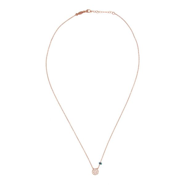 Die fantastische Halskette mit rundem Anhänger aus rosévergoldetem Sterling Silber besetzt mit funkelnden Zirkonias wartet schon im Perlenmarkt OnlineShop auf Dich! Jetzt entdecken!