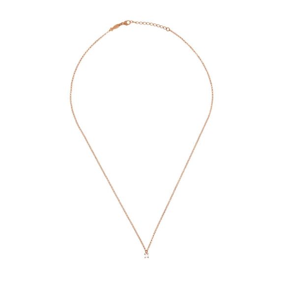 Die entzückend klassische Kurshuni Halskette in Roségold mit einem funkelnden Zirkonia wartet schon im Perlenmarkt auf Dich! Jetzt entdecken!