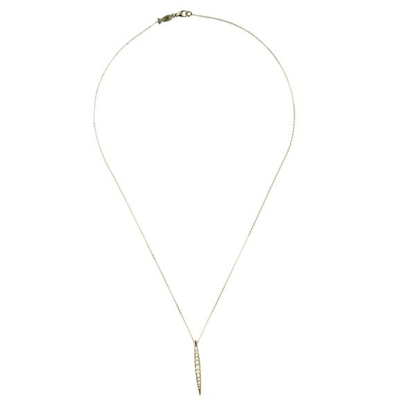 Reizende Halskette mit stilvoll funkelndem Anhänger aus zirkonia-besetztem Sterling Silber: Jetzt versandkostenfrei im Perlenmarkt OnlineShop bestellen!