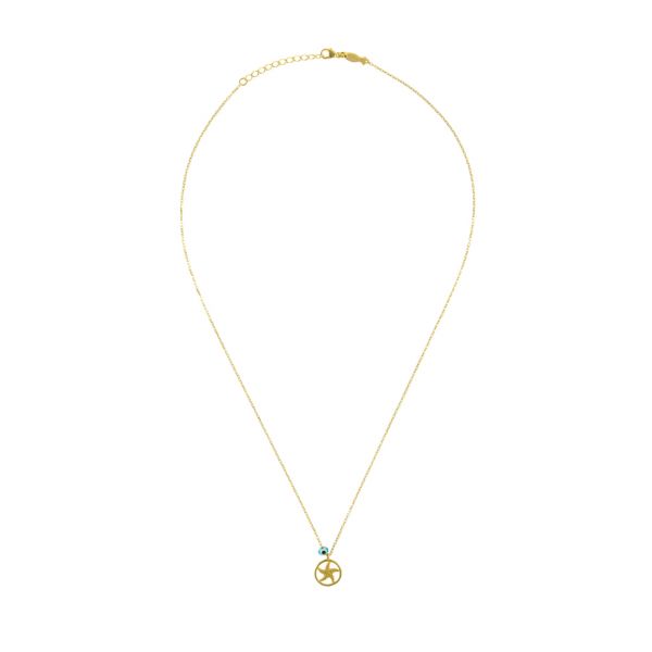 Feine kleine Halskette mit entzückendem Seestern aus vergoldetem Sterling Silber: Jetzt versandkostenfrei im Perlenmarkt OnlineShop bestellen!