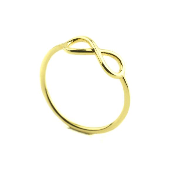 Entzückender Ring mit Unendlichkeits-Symbol aus vergoldetem Sterling Silber. Kurshuni Schmuck wird in Istanbul handgefertigt. Jetzt versandkostenfrei  im Perlenmarkt OnlineShop bestellen!