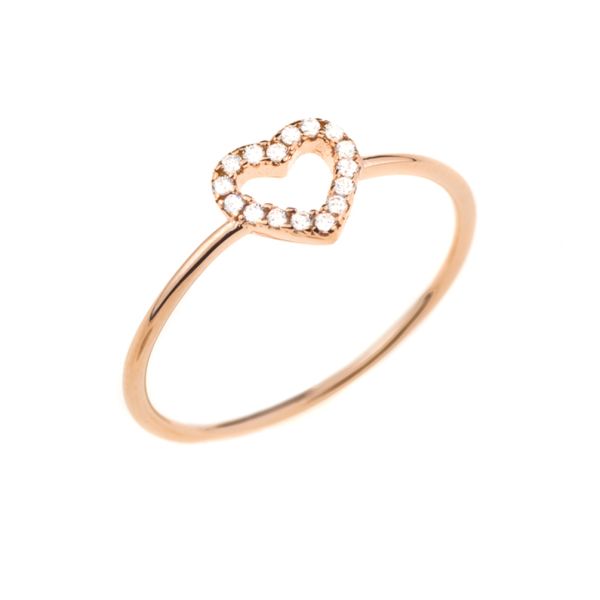 Süßer kleiner Ring aus rosévergoldetem Sterling Silber mit zierlichem Herz aus funkelnden Zirkonias. Kurshuni Schmuck wird in Istanbul handgefertigt: Jetzt versandkostenfrei im Perlenmarkt OnlineShop bestellen!