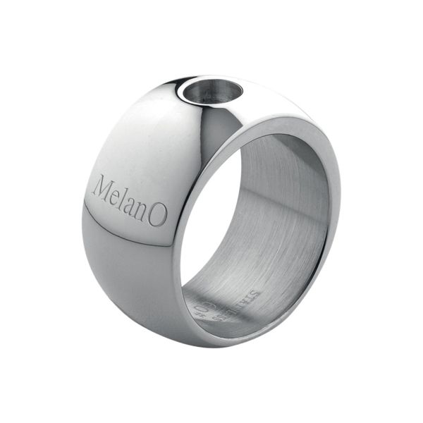 Genialer Ring aus poliertem Edelstahl, kombinierbar mit allen MelanO Magnetic Ringaufsätzen: Jetzt versandkostenfrei im Perlenmarkt OnlineShop bestellen! Die MelanO Aufsätze sind magnetisch und können gewechselt werden.