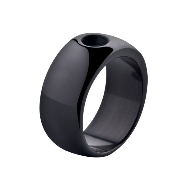 Genialer MelanO Magnetic Ring aus schwarzer Keramik, kombinierbar mit allen MelanO Magnetic Ringaufsätzen: Jetzt versandkostenfrei im Perlenmarkt OnlineShop bestellen! Die MelanO Aufsätze sind magnetisch und können gewechselt werden.