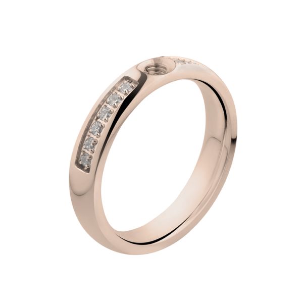 Hinreißender Ring in Roségold mit funkelnden Zirkonias, kombinierbar mit allen MelanO Twisted Ringaufsätzen. Twisted Ringe können einzeln und als individuelle Kombination getragen werden. Jetzt versandkostenfrei im Perlenmarkt OnlineShop bestellen!