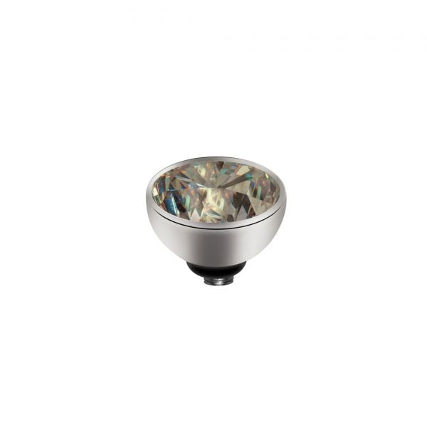 Funkelnder MelanO Ringaufsatz mit lachsfarbenem Zirkonia und Edelstahl-Fassung, kombinierbar mit allen Twisted Ringen. Der Aufsatz wird auf den Ring geschraubt und kann ausgetauscht werden. Jetzt versandkostenfrei im Perlenmarkt OnlineShop bestellen!