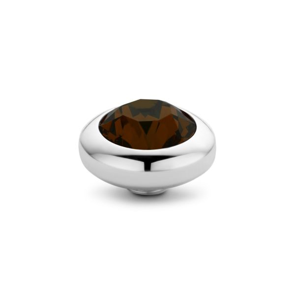 Zauberhafter Ringaufsatz mit kaffebraunem Zirkonia, kombinierbar mit allen Vivid Ringen. Der Aufsatz wird auf den Ring geschraubt und ist austauschbar: Das geniale MelanO Vivid Schmuck System jetzt versandkostenfrei im Perlenmarkt OnlineShop bestellen!