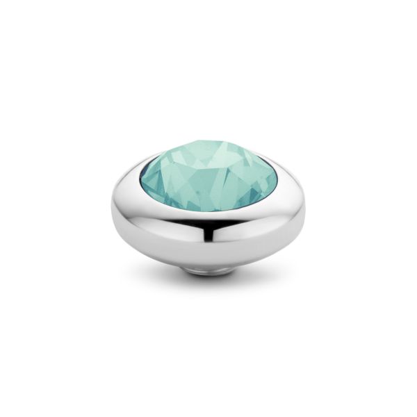 Reizender Ringaufsatz mit Zirkonia in mattem Türkis, kombinierbar mit allen MelanO Vivid Ringen. Das Melano Vivid Schmuck System gibt es jetzt versandkostenfrei im Perlenmarkt OnlineShop!