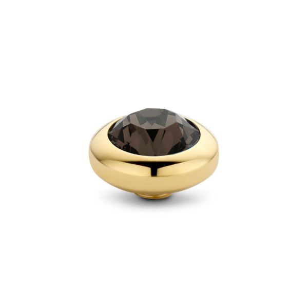 Leuchtender MelanO Ringaufsatz mit Zirkonia in Rauchtopas, kombinierbar mit allen Vivid Ringen. Der Aufsatz wird auf den Ring geschraubt und ist austauschbar: Das Vivid Schmuck System jetzt versandkostenfrei im Perlenmarkt OnlineShop bestellen!