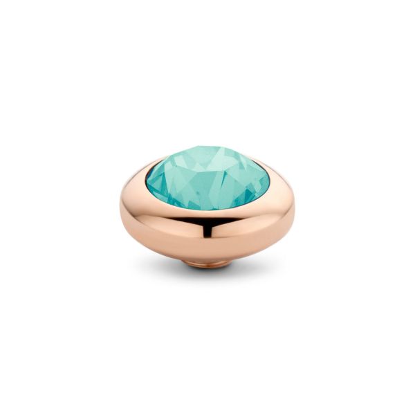 Reizender MelanO Ringaufsatz mit matt-türkisem Zirkonia, kombinierbar mit allen Vivid Ringen. Der Aufsatz wird auf den Ring geschraubt und ist austauschbar: Das Vivid Schmuck System jetzt versandkostenfrei im Perlenmarkt OnlineShop bestellen!