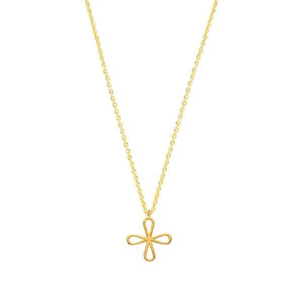 Die wunderschöne, filigrane Halskette von Krinaki Jewelry mit herrlichem Kreuz-Anhänger aus 14 Karat Gold wartet schon im Perlenmarkt OnlineShop auf Dich! Jetzt entdecken!