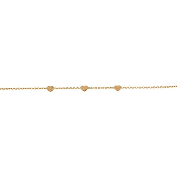 Entzückendes Armband von alisia zum verlieben mit drei roségoldenen Herzchen. Das Armband kann in Längen zwischen 16 cm bis 19 cm getragen werden. alisia Schmuck wird in Italien gefertigt: Jetzt versandkostenfrei im Perlenmarkt OnlineShop bestellen!