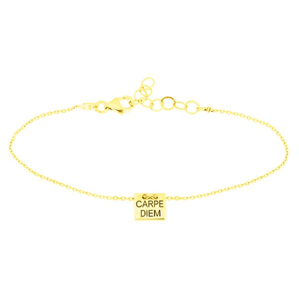 Aktives kleines Armband in Gold für alle, die schon immer mal den Tag nutzen wollten. alisia Schmuck wird in Italien gefertigt: Jetzt versandkostenfrei im Perlenmarkt OnlineShop bestellen!