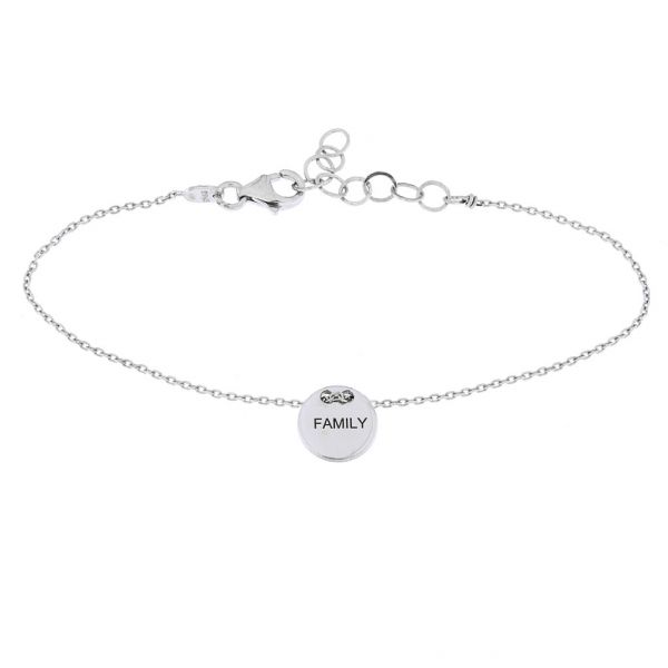 Süßes kleines Armband mit viel Liebe für Familie. alisia Schmuck wird in Italien gefertigt. Für die Herstellung des Armbands werden nur edle Metalle verwendet. Jetzt versandkostenfrei im Perlenmarkt OnlineShop bestellen!