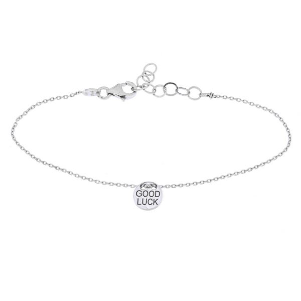 Bezauberndes kleines Armband von alisia mit glücksbringendem Good Luck Anhänger: Jetzt versandkostenfrei im Perlenmarkt OnlineShop bestellen!