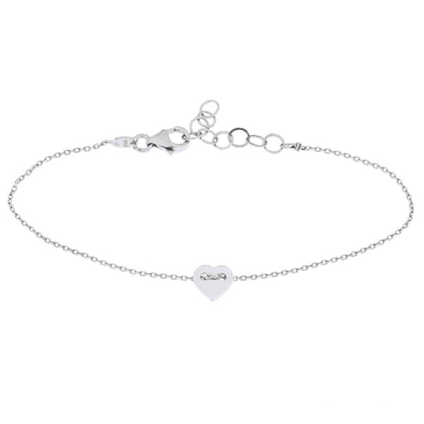 Liebevolles kleines Armband aus Sterling Silber mit bezauberndem Herz-Anhänger. alisia Schmuck wird in Italien gefertigt: Jetzt versandkostenfrei im Perlenmarkt OnlineShop bestellen!