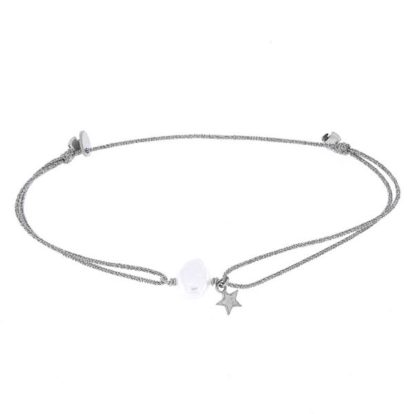 Zauberhaftes Armband mit Barock-Perle und kleinem Stern. alisia Schmuck wird in Italien gefertigt. Jetzt versandkostenfrei im Perlenmarkt OnlineShop bestellen!