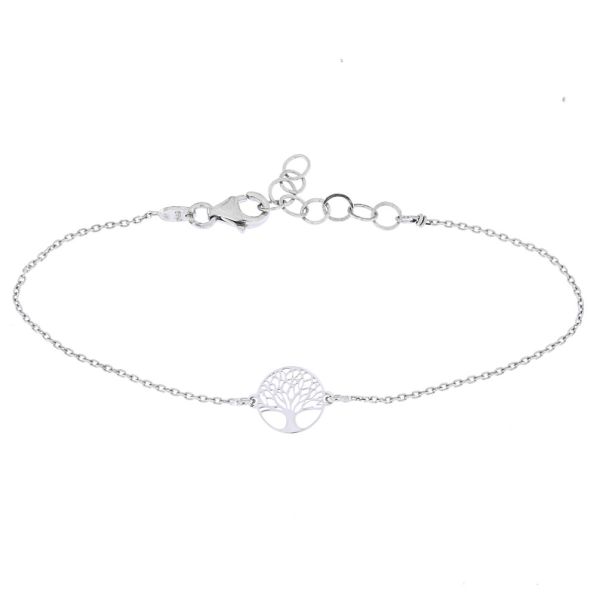 Silbernes Armband aus Sterling Silber mit wunderschönem Lebensbaum. alisia Schmuck wird in Italien gefertigt. Für die Herstellung des Armbands werden nur edle Metalle verwendet. Jetzt versandkostenfrei im Perlenmarkt OnlineShop bestellen!