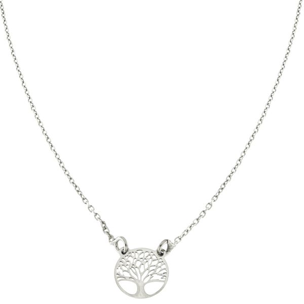 Wunderschöne kleine Halskette mit silbernem Lebensbaum. alisia Schmuck wird in Italien gefertigt: Jetzt versandkostenfrei im Perlenmarkt OnlineShop bestellen!
