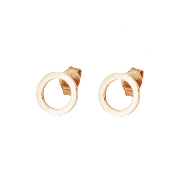 Großartige Ohrstecker mit kleinen, roségoldenen Kreisen. alisia Schmuck wird in Italien gefertigt: Jetzt versandkostenfrei im Perlenmarkt OnlineShop bestellen!