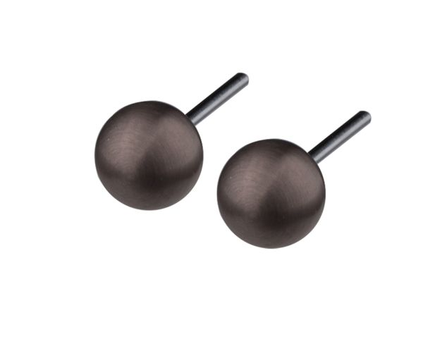 Entzückende und elegante Ernstes Design Ohrringe mit kleinen, altbronzenen Kugeln. Ernstes Design Schmuck wird in Deutschland in einer eigenen Manufaktur gefertigt. Jetzt im Perlenmarkt OnlineShop bestellen!