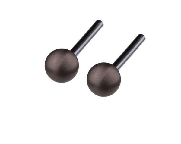Entzückende Ernstes Design Ohrstecker mit schlichten kleinen, altbronzenen Kugeln. Ernstes Design Schmuck wird in Deutschland in einer eigenen Manufaktur gefertigt. Jetzt im Perlenmarkt OnlineShop bestellen!